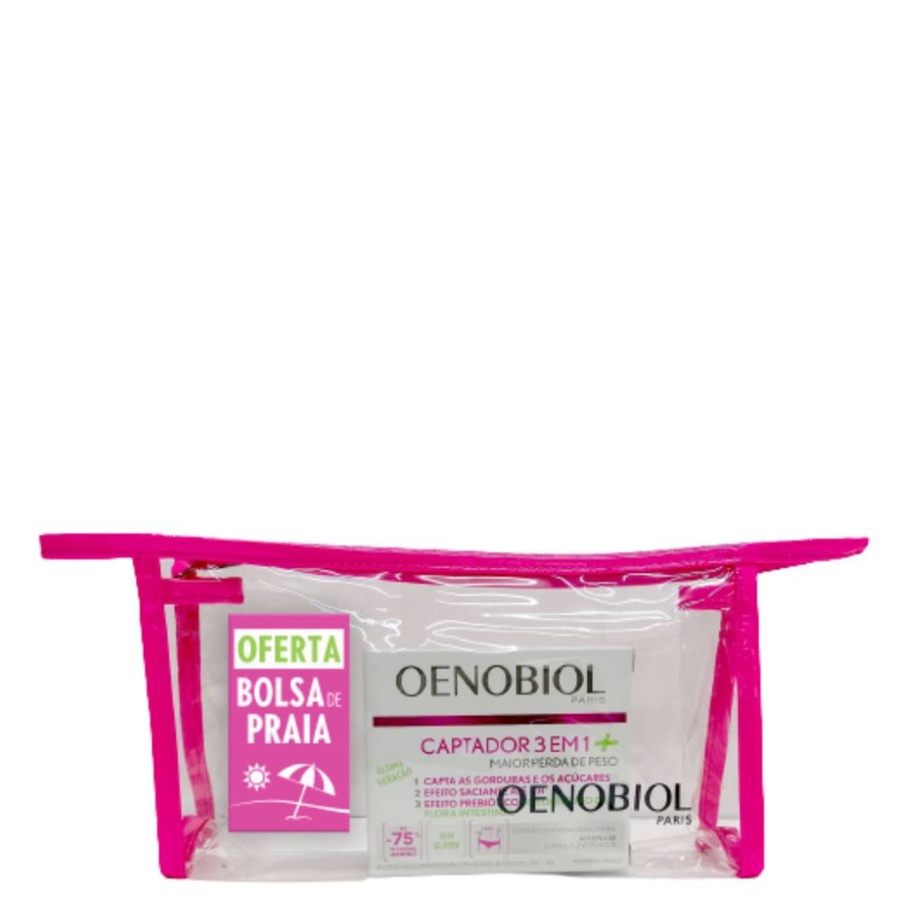Oenobiol Captador 3 em 1+ Cápsulas + Bolsa Verão