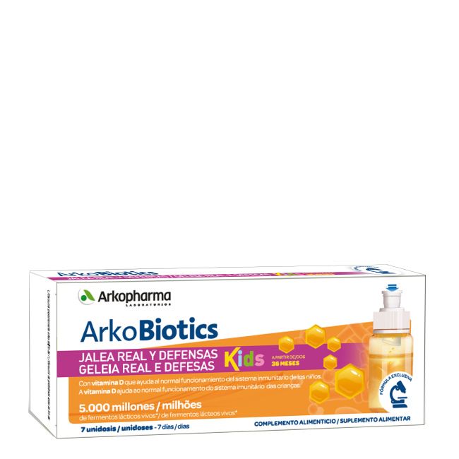 ARKOBIOTICS KIDS GELEIA REAL DEFESAS SOLUCAO 10ML X 7 UNIDOSE