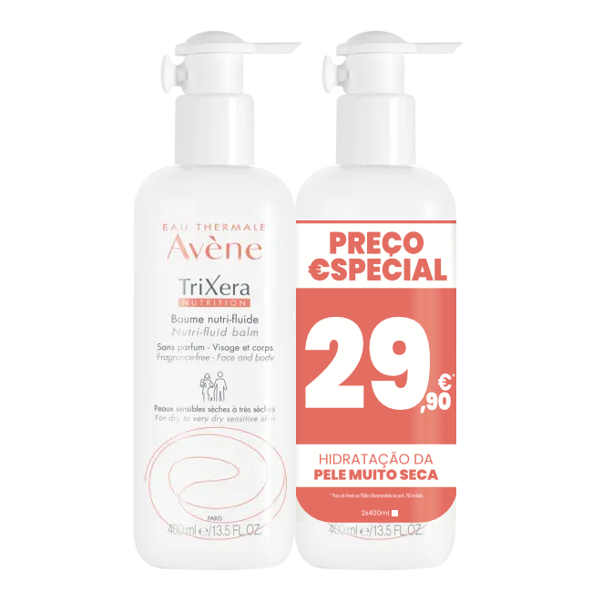 Avène Trixera Nutrition Duo Bálsamo Nutri-Fluido