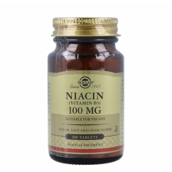 Solgar Niacina 100mg Comprimidos 100unid.