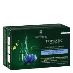 René Furterer Triphasic Ampolas Queda de Cabelo Reacional 12unid.