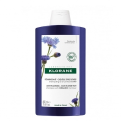 Klorane Centáureas Bio Shampoo Cabelos Grisalhos 400ml