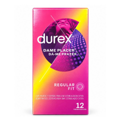 Durex Dame Placer Preservativos 12unid.