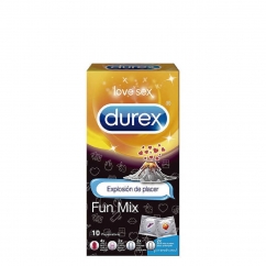 Durex Fun Mix Preservativos 10unid.
