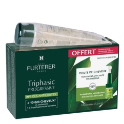 Rene Furterer Triphasic Kit Antiqueda Progressiva Ampolas + Shampoo