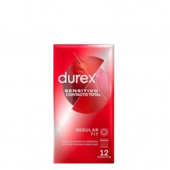 Durex Sensitivo Contacto Total Preservativos 12unid.