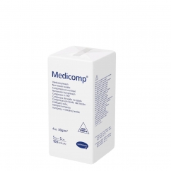Medicomp Compressas Tecido Não Tecido 5cmx5cm 100unid.