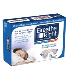 Breathe Right Tiras Nasais Tamanho Grande 30unid.