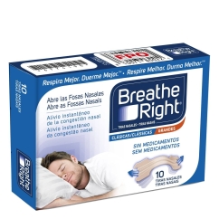Breathe Right Tiras Nasais Tamanho Grande 10unid.