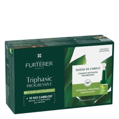 René Furterer Triphasic Ampolas Queda de Cabelo Progressiva 8unid.