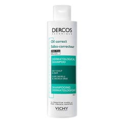 Dercos Oil Correct Shampoo Dermatológico Sebo Corretor 200ml