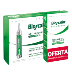 Bioscalin Nova Genina Ativador Capilar Ampola 10ml + OFERTA Shampoo 200ml