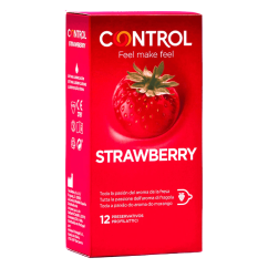Control Strawberry Preservativos com Aroma 12un.