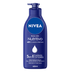 Nivea Body Milk Nutritivo com Doseador 625ml