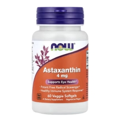 Now Astaxanthin 4mg Cápsulas Moles 60un.