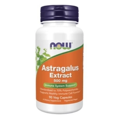 Now Astragalus Extract 500mg Cápsulas Vegetais 90un.
