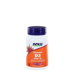 Now Vitamin D3 2000 U.I. Cápsulas Moles 120un.