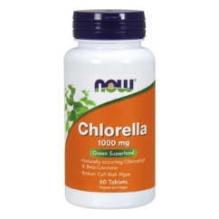 Now Chlorella 1000mg Comprimidos 60un.