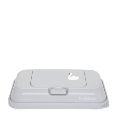 Funkybox To Go Porta Toalhitas Cisne Cor Cinza