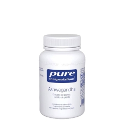 Pure Encapsulations Ashwagandha Cápsulas Stress e Memória 60un.