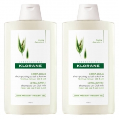 Klorane Leite de Aveia Bio Duo Shampoo 2x400ml