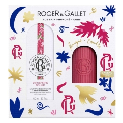 Roger & Gallet Coffret Gingembre Rouge Água Perfumada + Vela