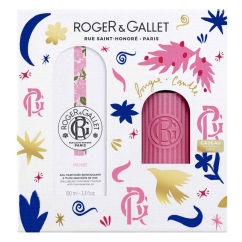 Roger & Gallet Coffret Rose Água Perfumada + Vela
