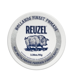 Reuzel Clay Matte Pomade Pomada de Fixação Média 113g