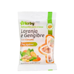 Herby Rebuçados Laranja e Gengibre com Curcuma Tosse 60g