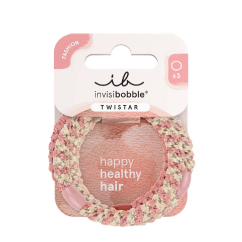 Invisibobble Twistar Blush Braids Elásticos 3un.