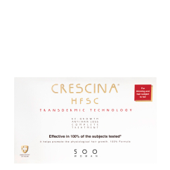 Crescina HFSC Transdermic Tratamento Completo 500 Mulher 10+10amp.