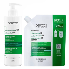 Vichy Dercos Pack Shampoo Anticaspa Oleosa 390ml + 390ml