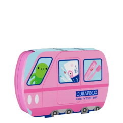 Curaprox Kids Kit Viagem Rosa