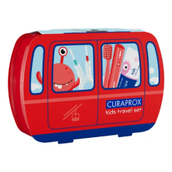 Curaprox Kit de Viagem Kids Vermelho