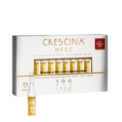 Crescina HFSC Transdermic Tratamento Completo 500 Homem 20un.