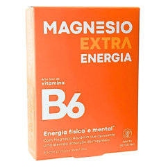 Magnesio Extra B6 Suplemento Alimentar para Função Muscular e Nervosa 90un.