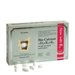 BioActivo Cálcio+D3+K1+K2 Suplemento 60un.