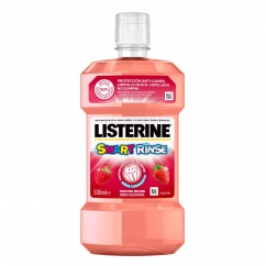 Listerine Kids Smart Rinse Elixir Frutos Vermelhos 500ml