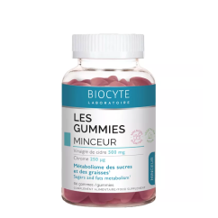 Biocyte Les Gummies Vinagre de Cidra Controlo de Peso 60 Gomas