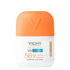 Vichy Capital Soleil UV Aqua Fluido Fotoprotetor Diário com Cor SPF50 50ml