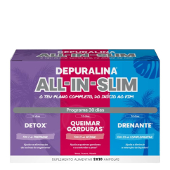 Depuralina All in Slim Ampolas Emagrecimento 30un.
