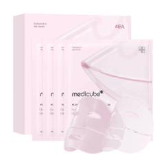 Medicube PDRN Pink Collagen Máscara em Gel Refirmante 4x28g
