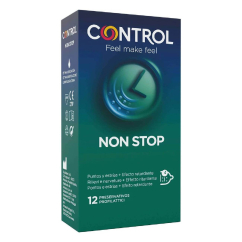 Control Non Stop Dots Lines Preservativos Estimulantes e Retardadores 12un.