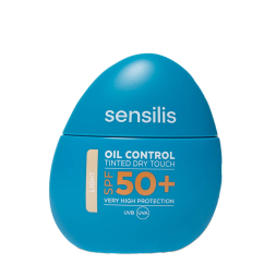 Sensilis Oil Control Dry Touch Fluido Anti-Brilho com Cor FPS50+ 40ml