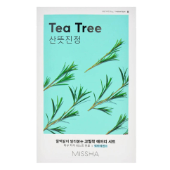 Missha Airy Fit Tea Tree Máscara de Tecido Purificante e Calmante 19g