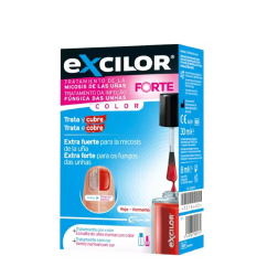 Excilor Forte Color Tratamento de Fungos com Cor Vermelho 30ml + Verniz 8ml