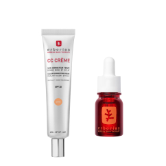 Erborian Coffret CC Cream Doré 40ml + Skin Therapy Oil Serum 10ml