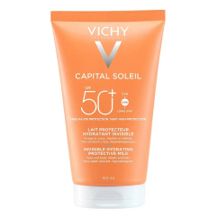 Vichy Capital Soleil Leite Protetor Solar Hidratante Familiar FPS50+ 150ml
