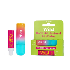 WILD Bálsamo Labial Natural Caixa e Recarga Maracujá 4.5g