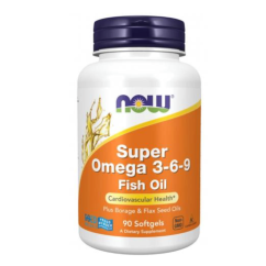 Now Super Omega 3-6-9 Cápsulas Ómega 90un.